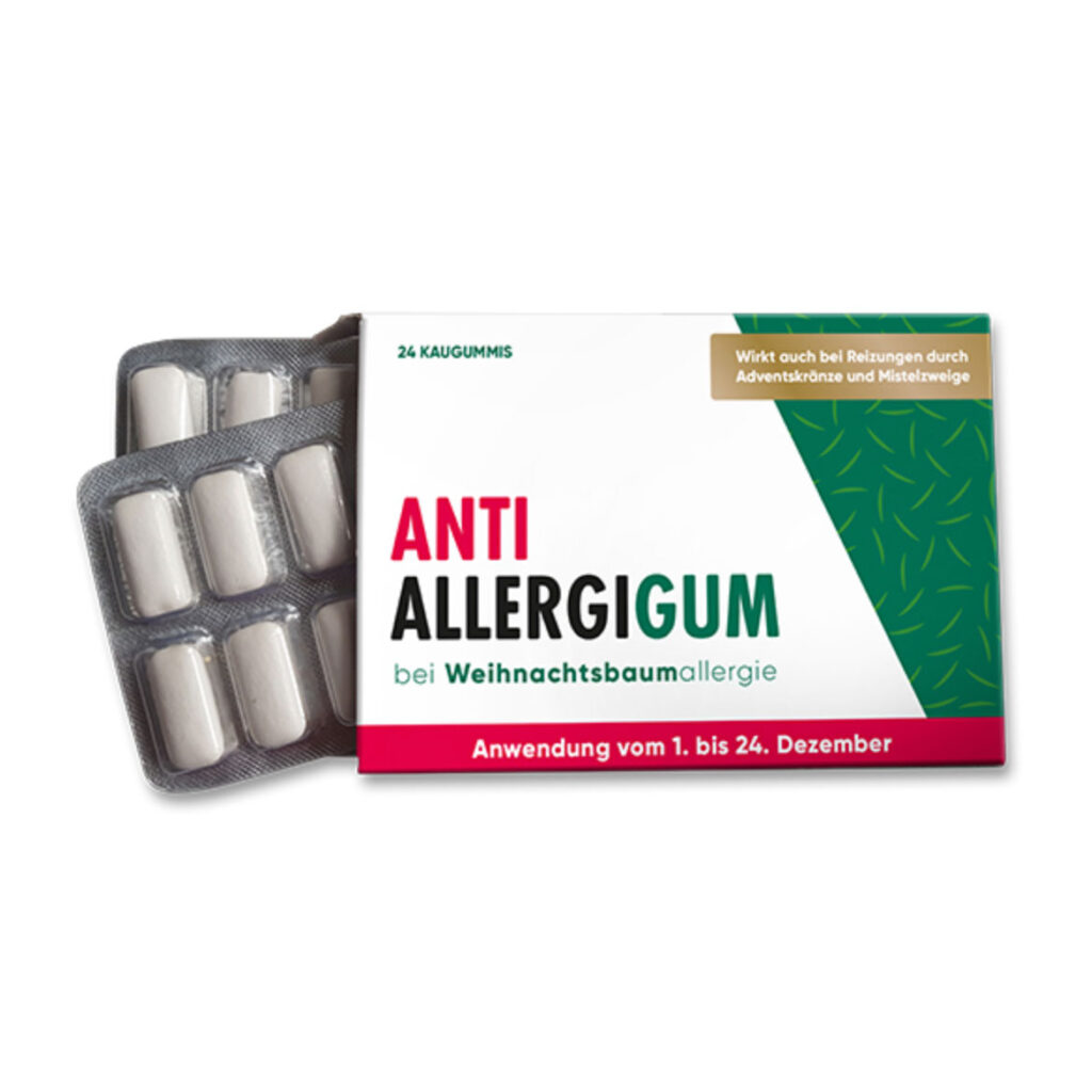 Anti Weihnachtsbaum Allergie Kaugummi medicalartandmore